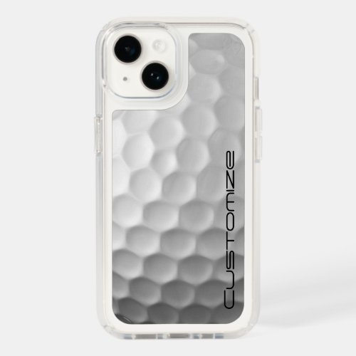 Golf Ball with Personalized Text Speck iPhone 14 Case