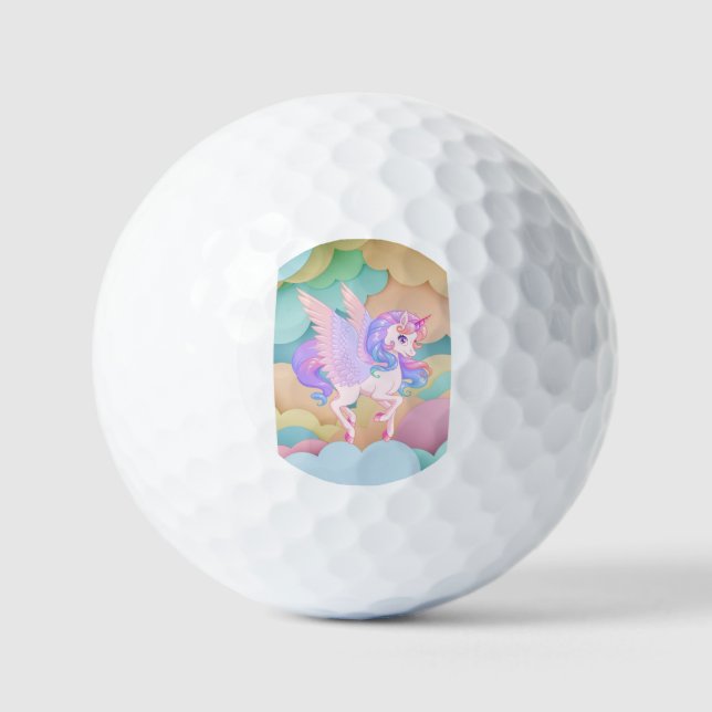 Golf ball with unicorn (Front)
