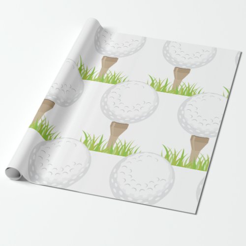 Golf Ball Wrapping Paper