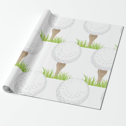 Golf Ball Wrapping Paper