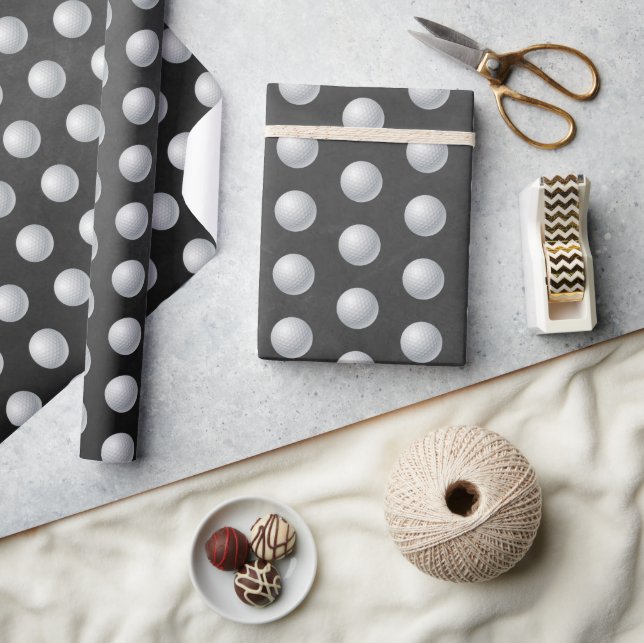 Golf Ball Wrapping Paper (Crafts)