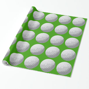 Golf ball wrapping paper. paper