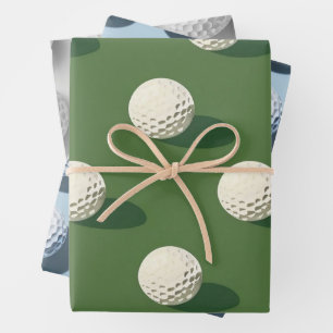 Golf Ball Wrapping Paper Sheets