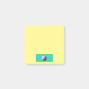 Golf Ball yellow note pads