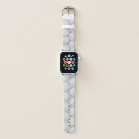 Golf Balls Abstract Design Apple Watch Band. Apple Watch Band