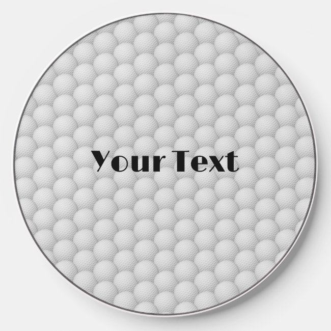 Golf Balls Abstract Wireless Charger