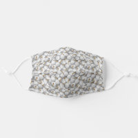 Golf Balls and Tees Cloth Face Mask