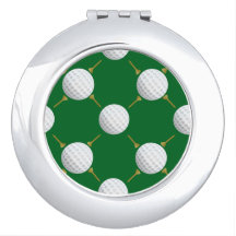 Golf balls and Tees on Green