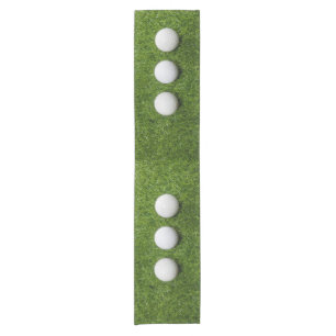 Golf Balls are on green grass Short Table Runner