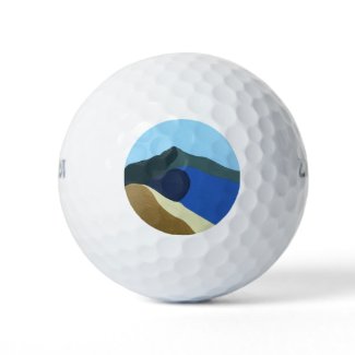 Golf Balls Colors of Mt Tamalpais Painting Design