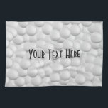Golf Balls custom hand towel<br><div class="desc">Change the text field to what you want. You can also change the font and its size and color by using the "Customize it" function. See my store for more items with this design.</div>
