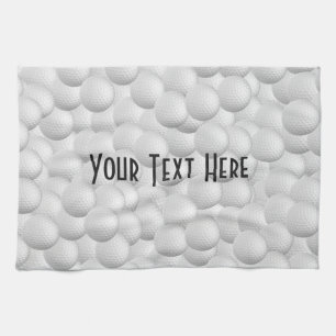 Golf Balls custom hand towel