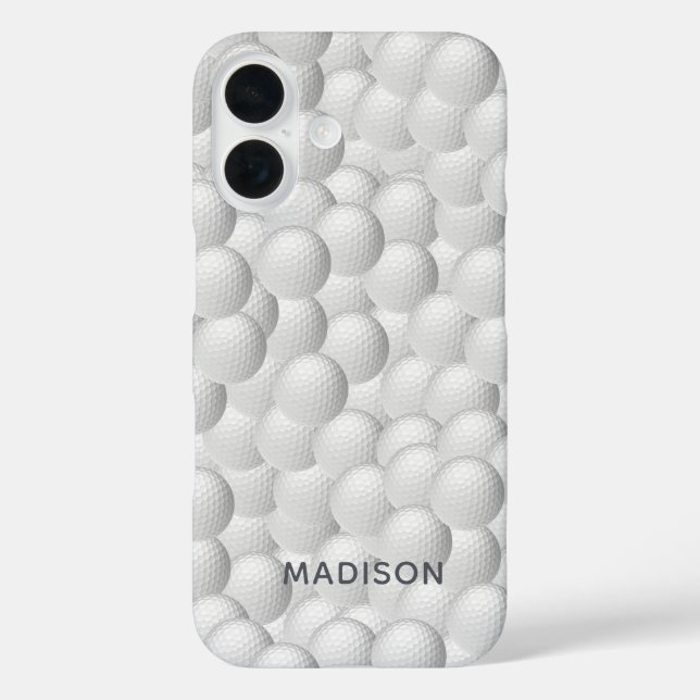 Golf Balls custom name phone cases (Back)