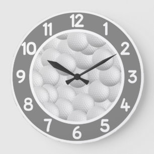 Golf Balls custom wall clock