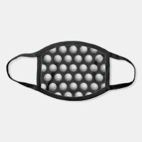 Golf Balls Customizable Background Face Mask