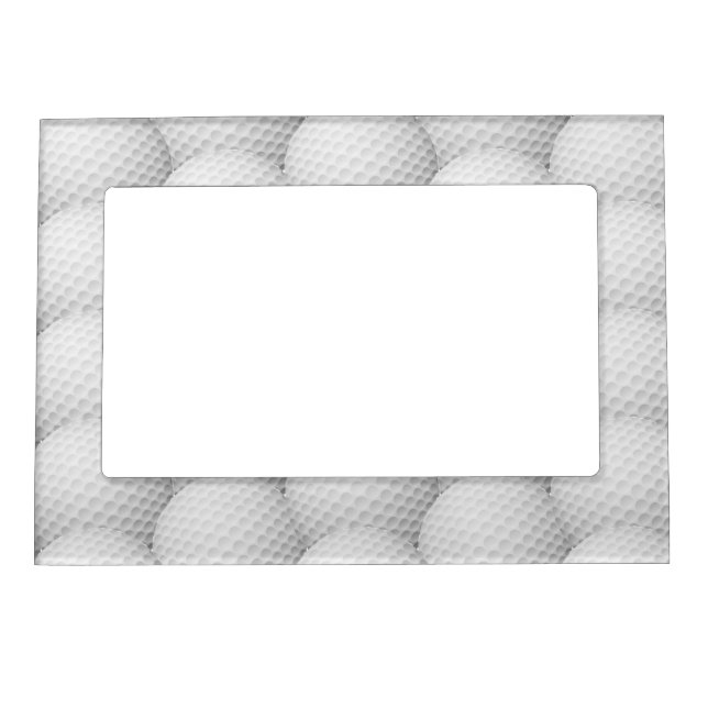Golf Balls Design Magnetic Photo Frame (Front)