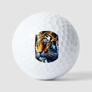 Golf Balls design of tiger face.well come