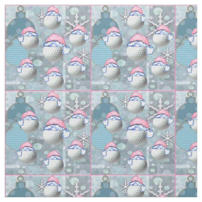 Golf Balls Fabric (Swatch)