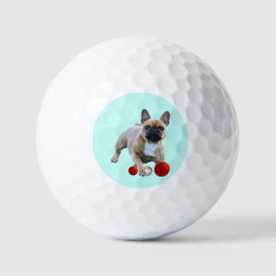 Golf balls French Bulldog