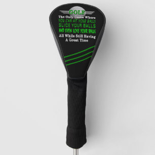Golf Balls Humor Golf Head Cover