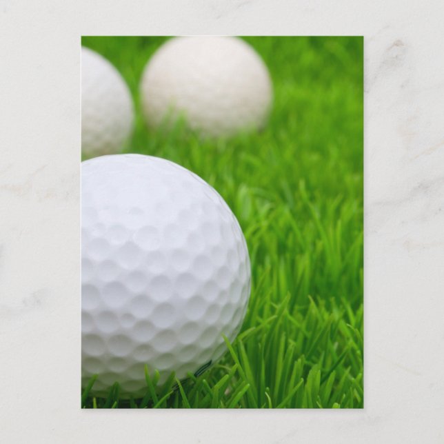 Golf Balls In Grass Postcard (Front)