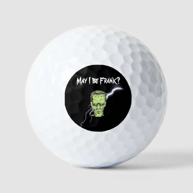 Golf Balls, May I Be Frank, Frankenstein Golf Balls (Front)