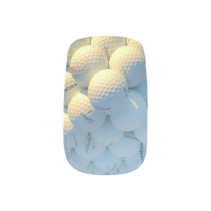 Golf Balls Minx Nail Art