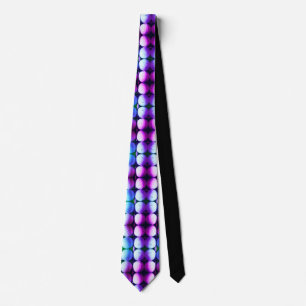 Golf balls neck tie