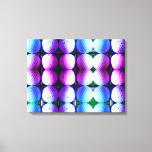 Golf balls Stretched Canvas Print