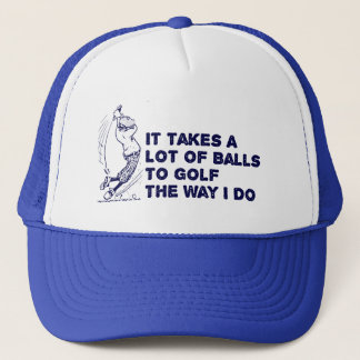 Golf Balls Trucker Hat