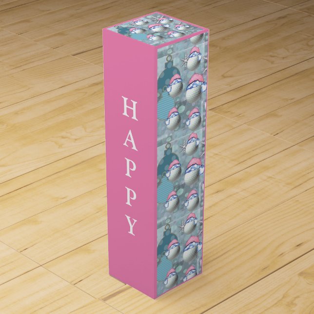 Golf Balls   Wine Box (Front)