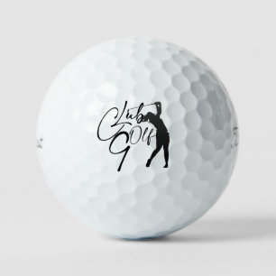 Golf balls with golfer