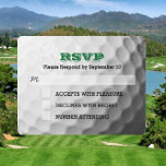 Golf Bar Mitzvah RSVP Card<br><div class="desc">These sporty RSVP Cards are perfect for any Bar Mitzvah celebration. Each line of text is fully customizable to say just what you want!

Matching products available in the Bar Mitzvah Sports Collection.</div>