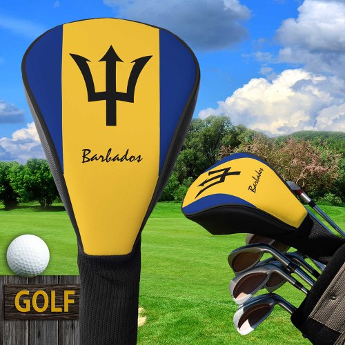 Golf Barbados  Barbados Flag  Golf Clubs Covers