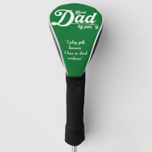 Golf Beer Lover Headcover - Best Dad By Par