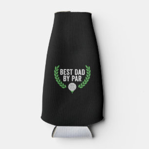 Golf Best Dad By Par Funny Golfing Pun Birthday Bottle Cooler