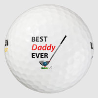 GOLF Best Daddy Ever Gift Cool Golf Balls