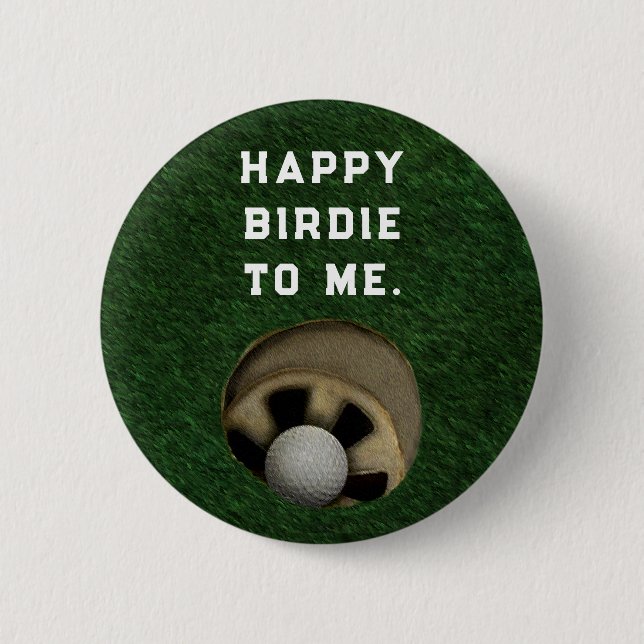 Golf Birdie Award Button (Front)