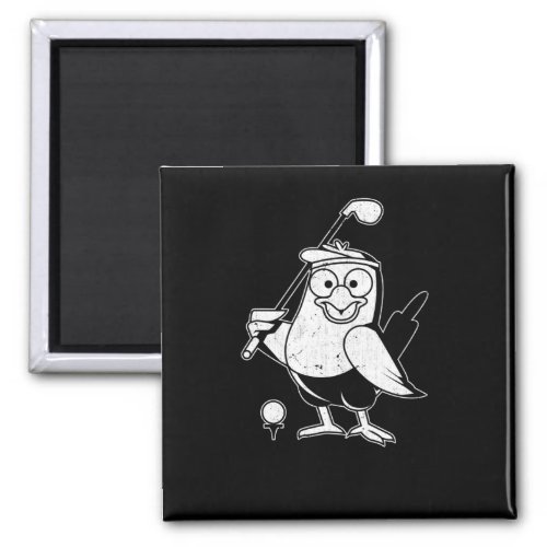 Golf Birdie Funny Bird Animal Humor Golfing Magnet