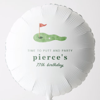 Golf Birthday Balloon