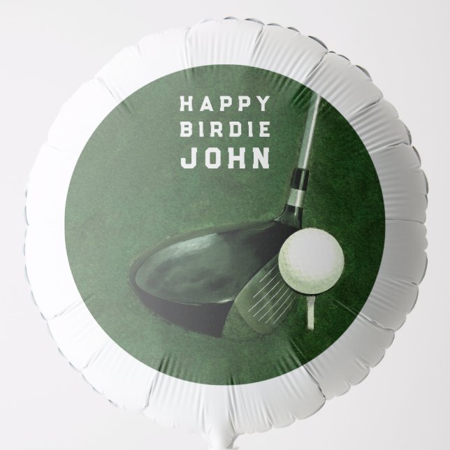 Golf Birthday Balloon (Front)