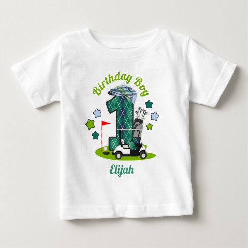 Golf Birthday Boy Shirt Golf Party Shirt 