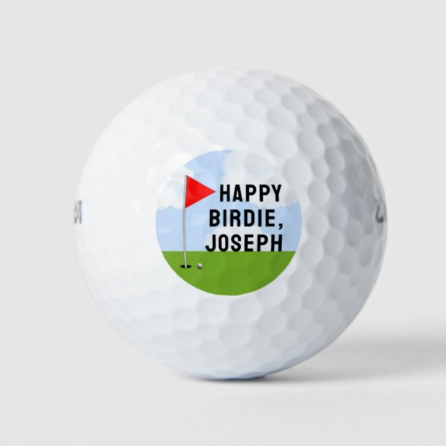 Golf Birthday Collectible Balls (Front)