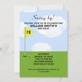 Golf Birthday Event Invitation (Front)
