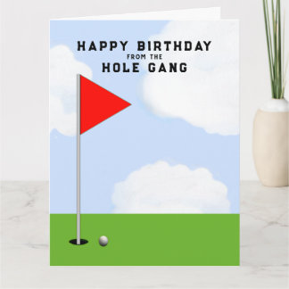 Golf Birthday From All Card