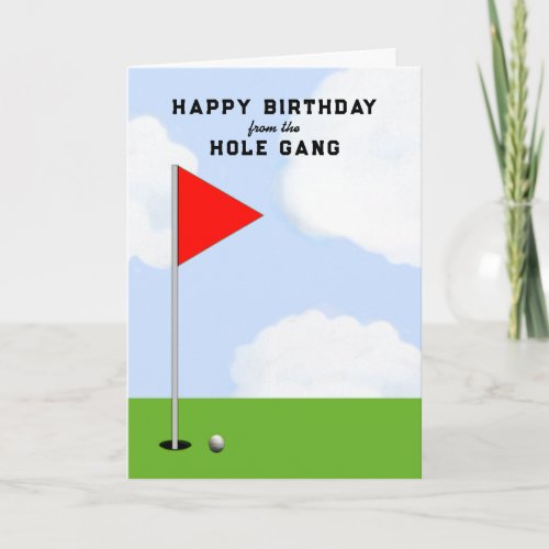 Golf Birthday From All Card