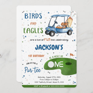 Golf Birthday Invitation