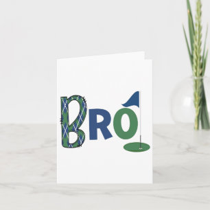 Golf Birthday Kids Golfing Brother Of Birthday Boy Card