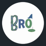 Golf Birthday Kids Golfing Brother Of Birthday Boy Classic Round Sticker<br><div class="desc">Golf Birthday Kids Golfing Brother Of Birthday Boy Golf</div>