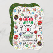 Golf Birthday Par-Tee Design (Front/Back)